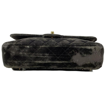 Chanel Backpack Sac Matelasse Black Chain Shoulder Gold Hardware