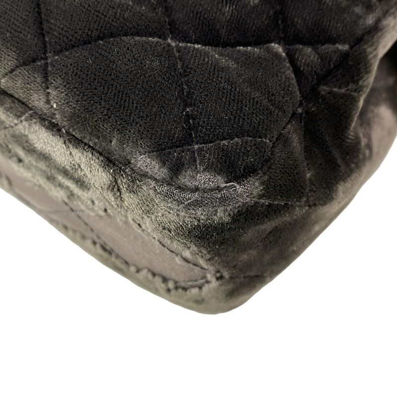 Chanel Backpack Sac Matelasse Black Chain Shoulder Gold Hardware