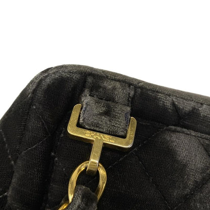 Chanel Backpack Sac Matelasse Black Chain Shoulder Gold Hardware