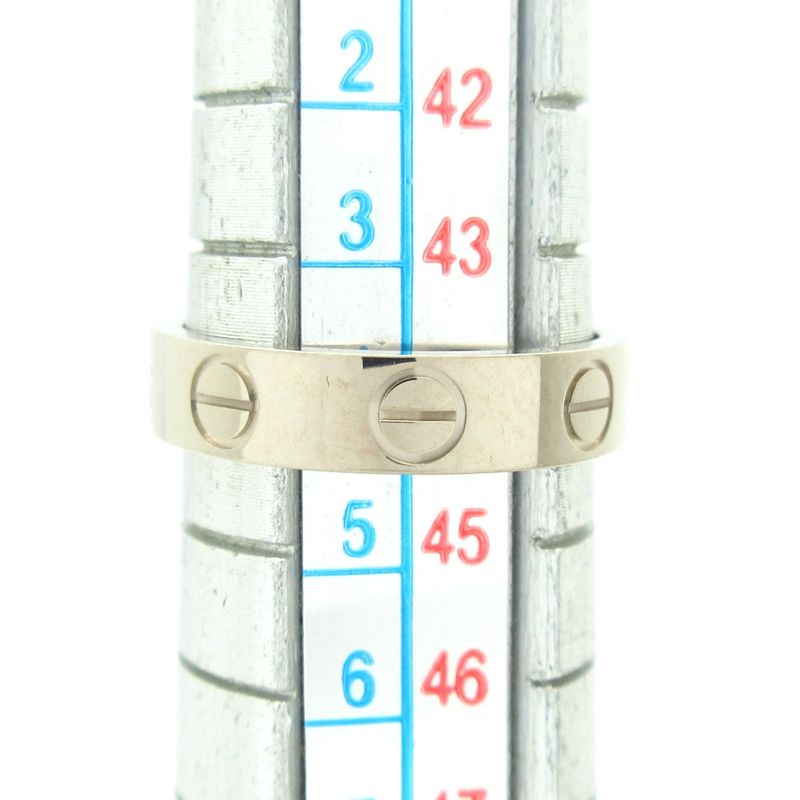 Cartier Ring 44 Mini Love 18k White Gold