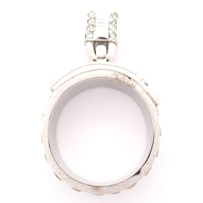 Hermes Ring 49 Kelly 18k White Gold X Diamond 16p Diamond