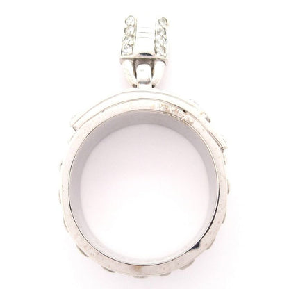 Hermes Ring 49 Kelly 18k White Gold X Diamond 16p Diamond