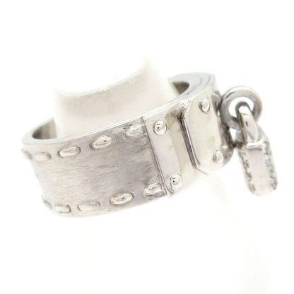 Hermes Ring 49 Kelly 18k White Gold X Diamond 16p Diamond