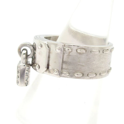 Hermes Ring 49 Kelly 18k White Gold X Diamond 16p Diamond