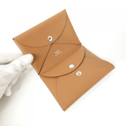 Hermes Calvi Duo 085238ck Coin Case