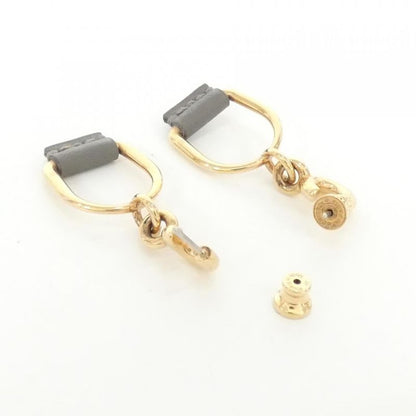 Hermes Eritage Equestre Etrier PM CD Earrings