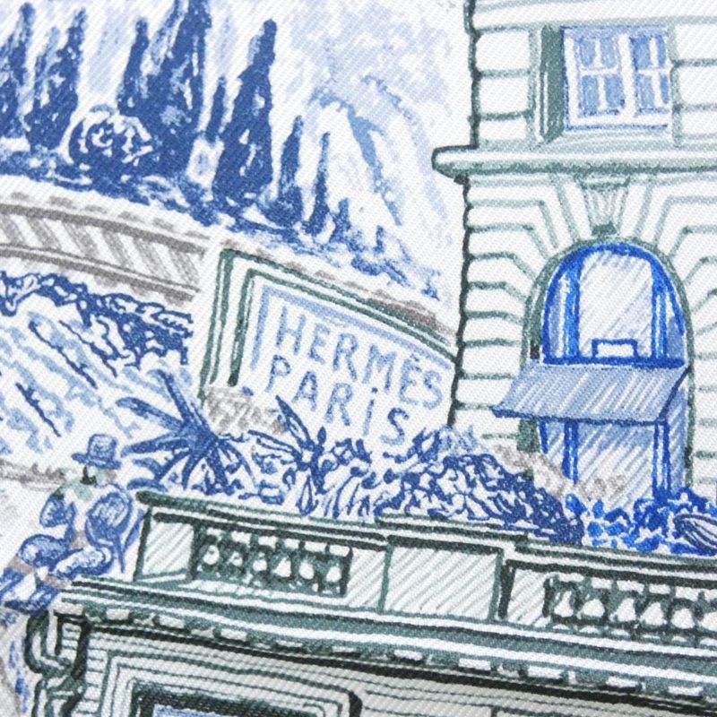 Hermes LES Folies DU Faubourg Carre Scarf