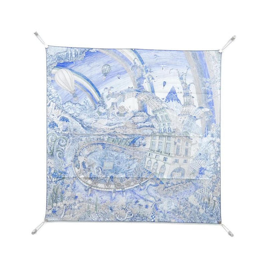 Hermes LES Folies DU Faubourg Carre Scarf