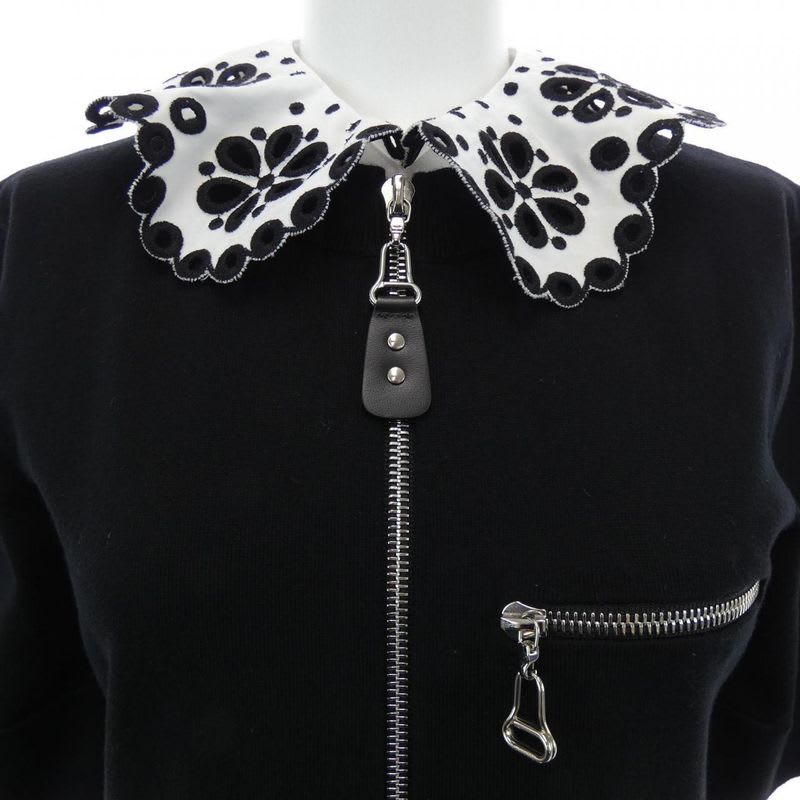 Louis Vuitton Broiled Color Zip Up Knit Dress Fskd 01 myi
