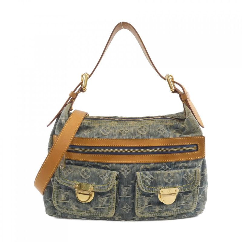 Louis Vuitton Monogram Denim Baggy PM M95049+j54316 Shoulder Bag