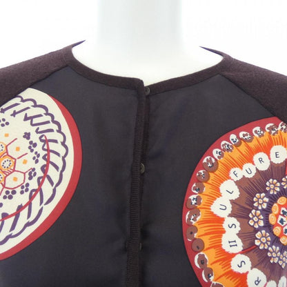 Vintage Hermes Sulfure&presse Papiersⅱ Twill Reine Cardigan