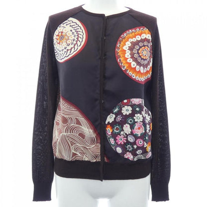 Vintage Hermes Sulfure&presse Papiersⅱ Twill Reine Cardigan