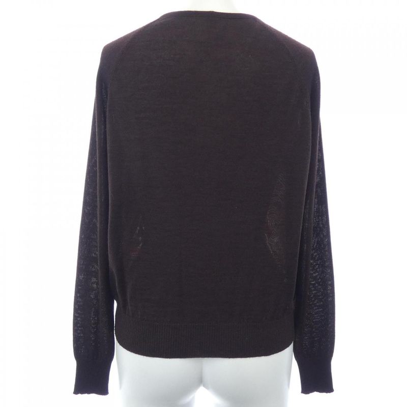 Vintage Hermes Sulfure&presse Papiersⅱ Twill Reine Cardigan