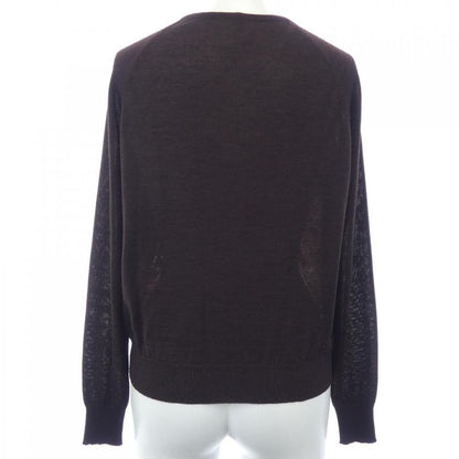 Vintage Hermes Sulfure&presse Papiersⅱ Twill Reine Cardigan