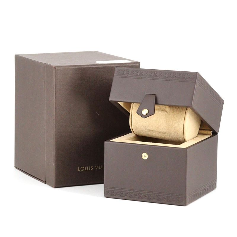 Louis Vuitton Tambour Chrono Voyage Q102l SS Automatic Winding