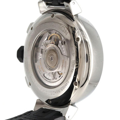 Louis Vuitton Tambour Chrono Voyage Q102l SS Automatic Winding