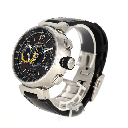 Louis Vuitton Tambour Chrono Voyage Q102l SS Automatic Winding