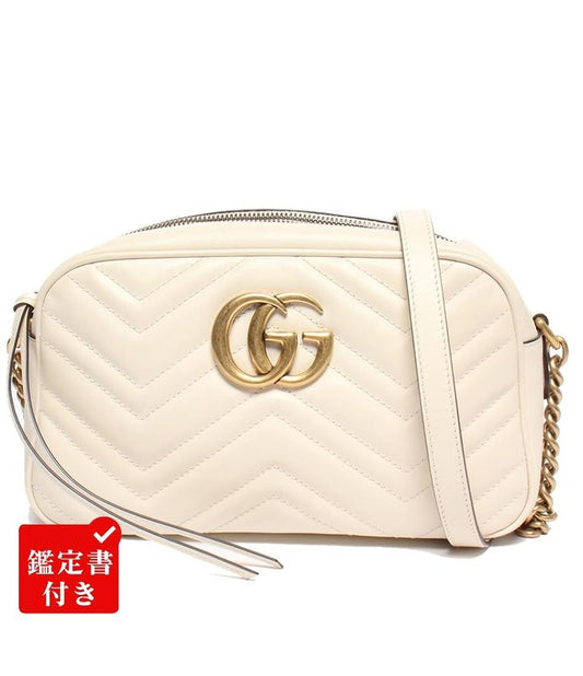 Gucci Shoulder Bag Crossbody Small Camera Bag Ggmarmont 447632 213317 Women's