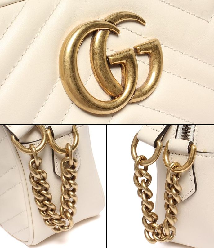 Gucci Shoulder Bag Crossbody Small Camera Bag Ggmarmont 447632 213317 Women's