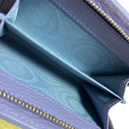 Gucci Bifold Wallet Ggmarmont 772738 Light Purple L-Shaped Zipper Leather