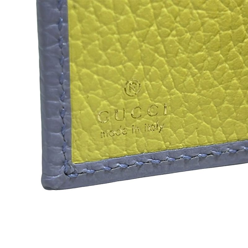 Gucci Bifold Wallet Ggmarmont 772738 Light Purple L-Shaped Zipper Leather