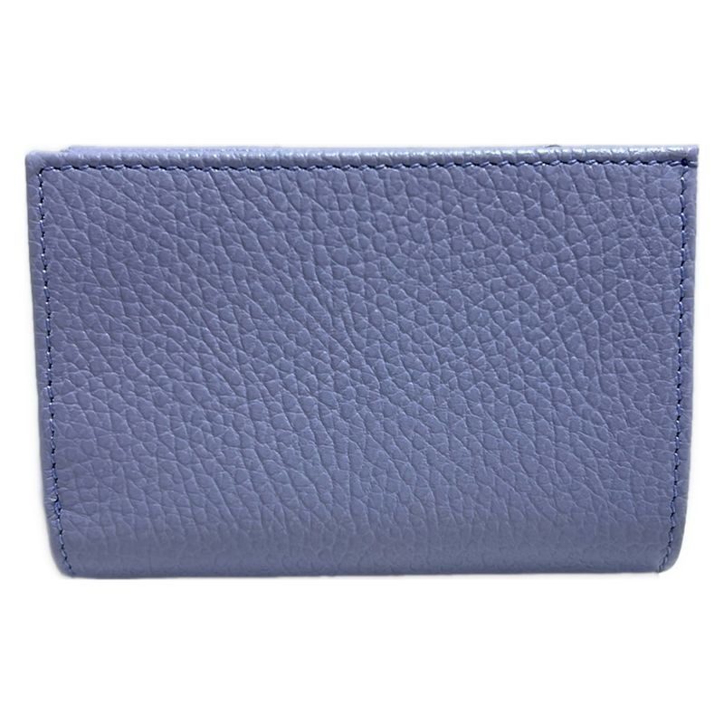 Gucci Bifold Wallet Ggmarmont 772738 Light Purple L-Shaped Zipper Leather