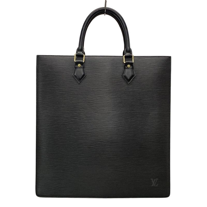 Louis Vuitton Handbag Epi Sac Plastic M52072 Noir Black Leather