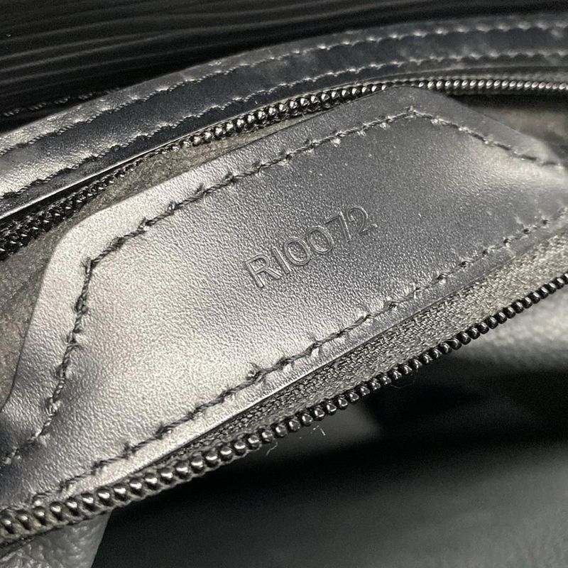 Louis Vuitton Handbag Epi Sac Plastic M52072 Noir Black Leather