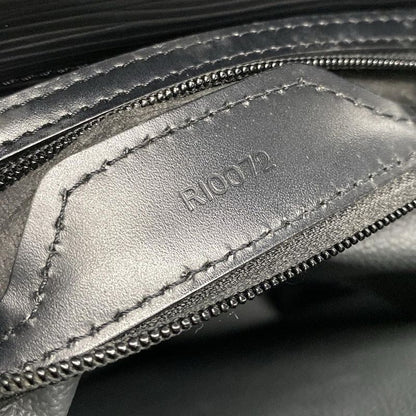 Louis Vuitton Handbag Epi Sac Plastic M52072 Noir Black Leather