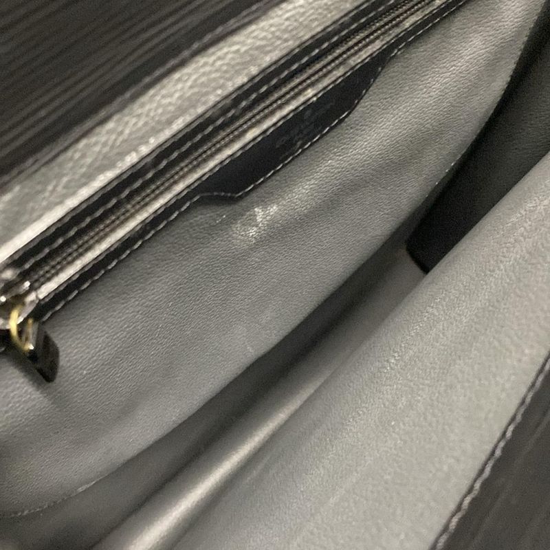 Louis Vuitton Handbag Epi Sac Plastic M52072 Noir Black Leather