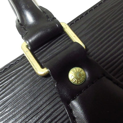 Louis Vuitton Handbag Epi Sac Plastic M52072 Noir Black Leather