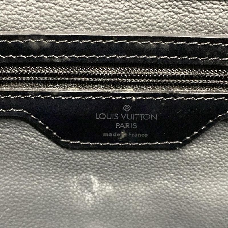 Louis Vuitton Handbag Epi Sac Plastic M52072 Noir Black Leather
