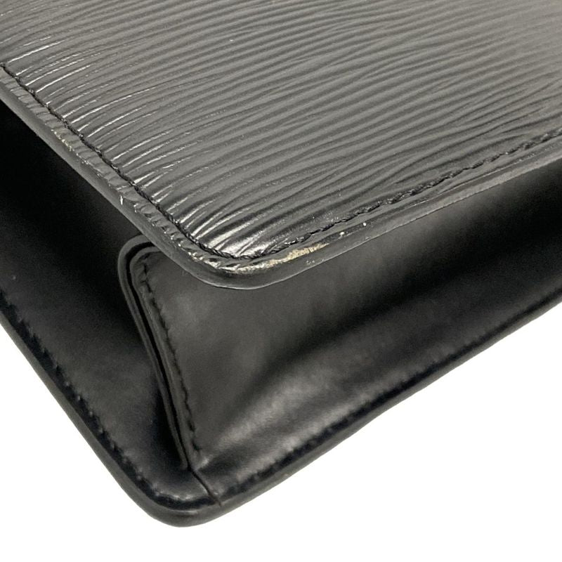 Louis Vuitton Handbag Epi Sac Plastic M52072 Noir Black Leather