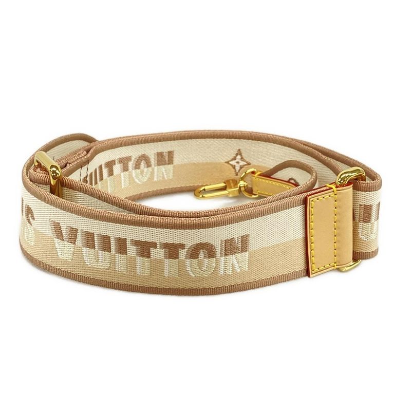 Louis Vuitton Shoulder Strap - Beige Neverfull Bbaccessories Leather