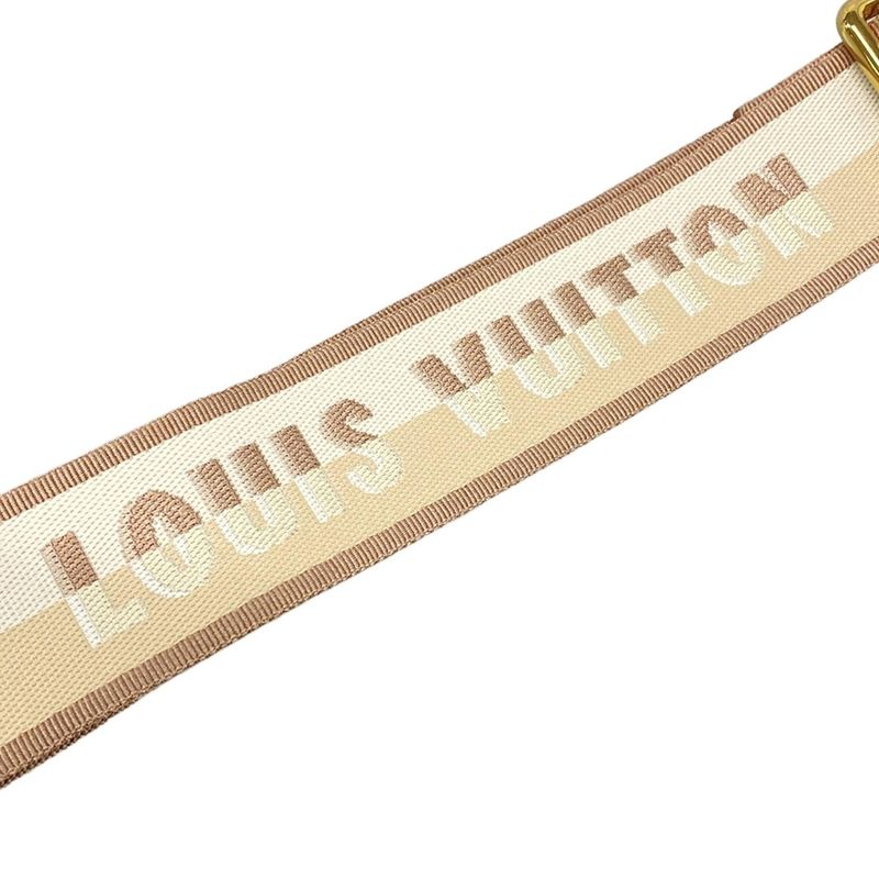 Louis Vuitton Shoulder Strap - Beige Neverfull Bbaccessories Leather