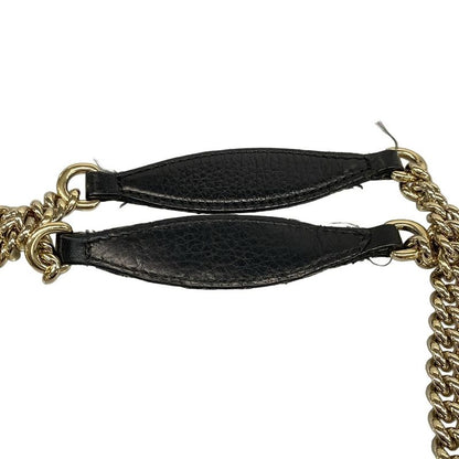 Gucci Shoulder Bag Soho 308982 Black Chain Shoulder Leather