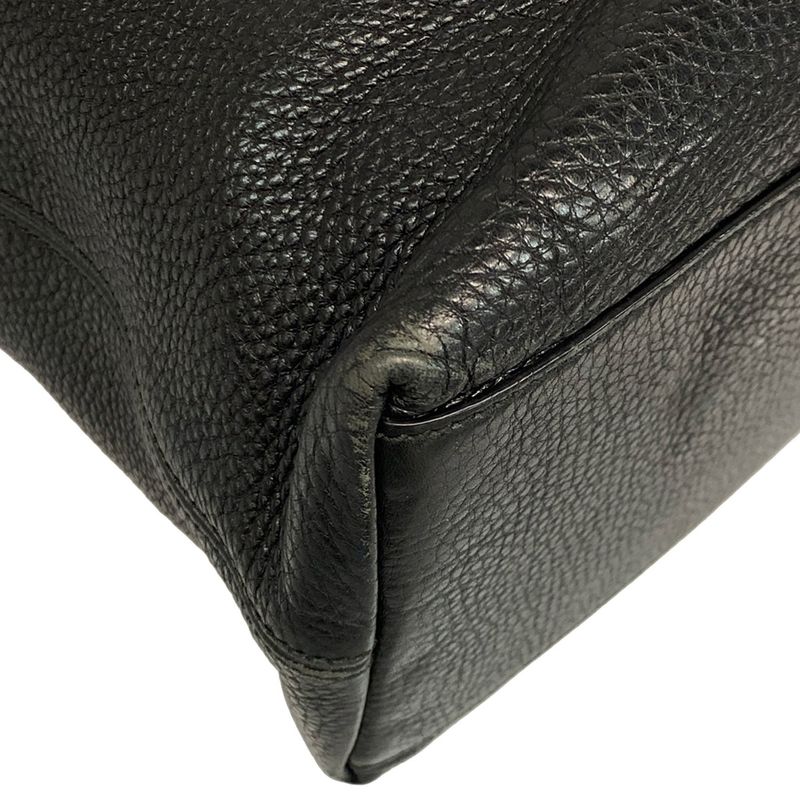 Gucci Shoulder Bag Soho 308982 Black Chain Shoulder Leather