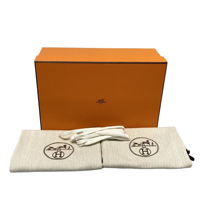 Hermes Sneakers 37 Women's Bouncing Gray X Yellow X Multi