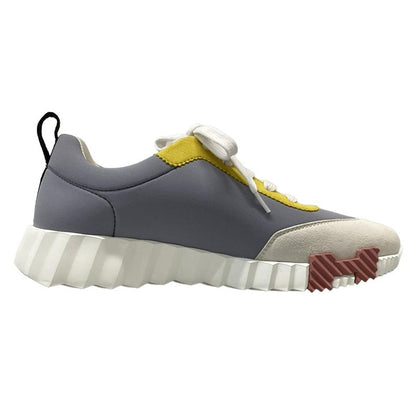Hermes Sneakers 37 Women's Bouncing Gray X Yellow X Multi
