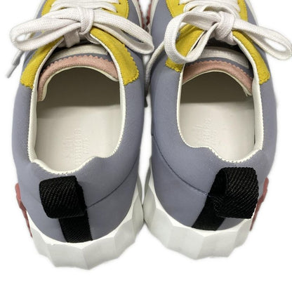 Hermes Sneakers 37 Women's Bouncing Gray X Yellow X Multi