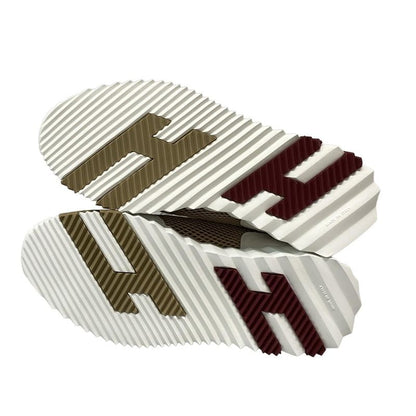 Hermes Sneakers 375 Women's Bouncing Light Gray X Dark Brown Mesh