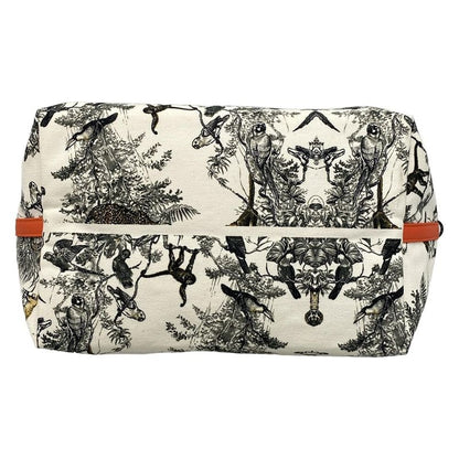 Hermes Tote Bag Cabas White X Black X Beige Petit Ash