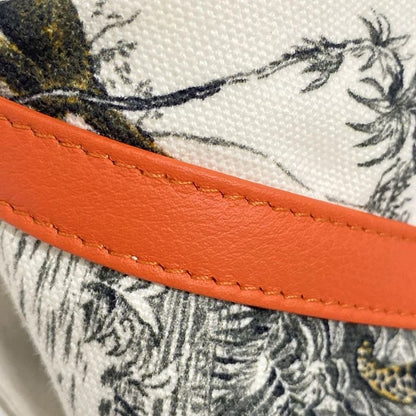 Hermes Tote Bag Cabas White X Black X Beige Petit Ash