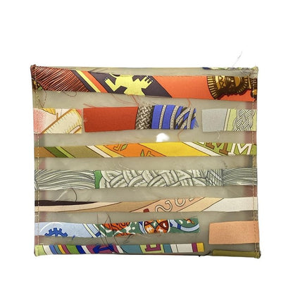 Hermes Handbag - Beige X Red X Multi 2004-2005 Louvre Museum Limited Silk