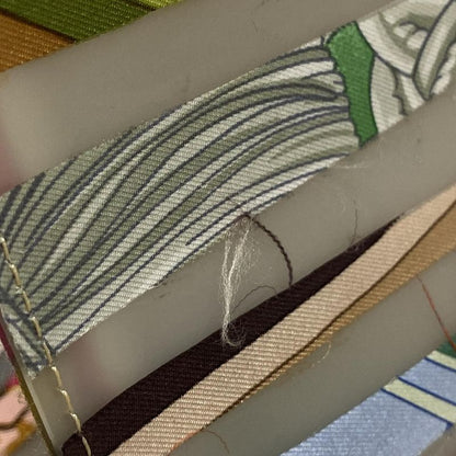 Hermes Handbag - Beige X Red X Multi 2004-2005 Louvre Museum Limited Silk