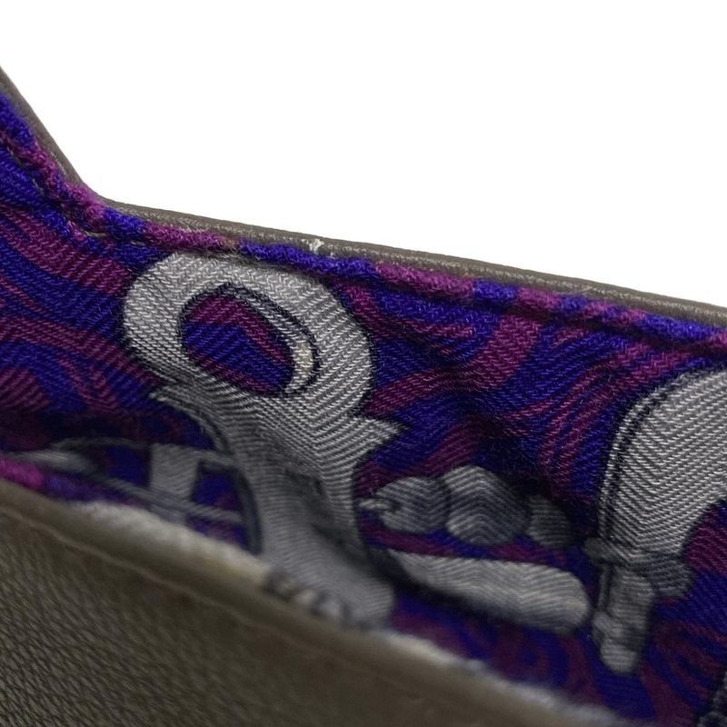 Hermes Tote Bag - Gray Beige X Purple X Silver Petit Ash Reversible Cashmere