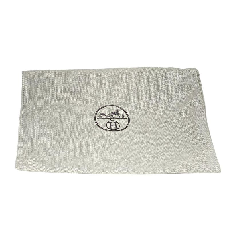 Hermes Tote Bag - Gray Beige X Purple X Silver Petit Ash Reversible Cashmere