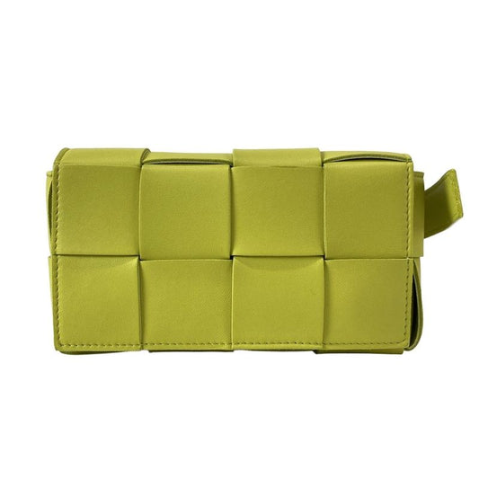Bottega Veneta Waist Pouch Maxi Intrecciato Cassette Belt Bag Yellow Green Mini