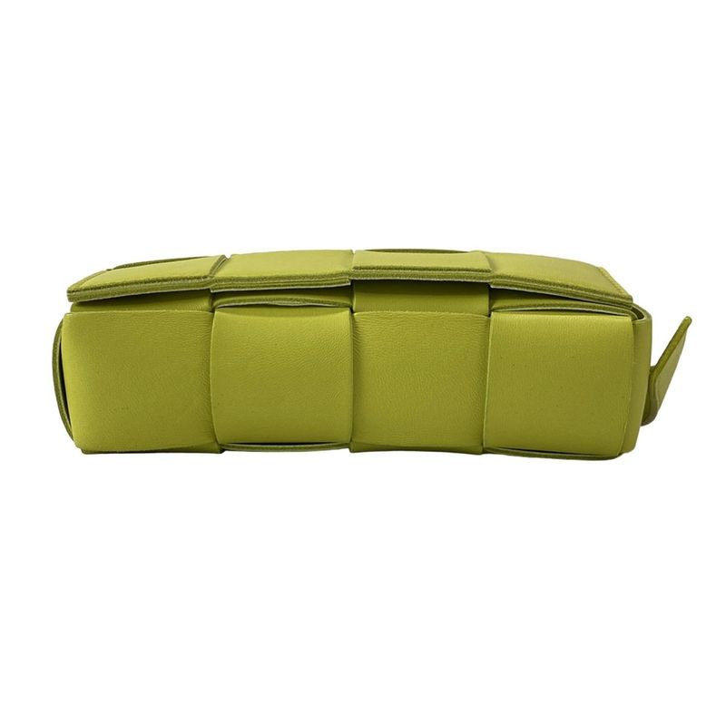 Bottega Veneta Waist Pouch Maxi Intrecciato Cassette Belt Bag Yellow Green Mini