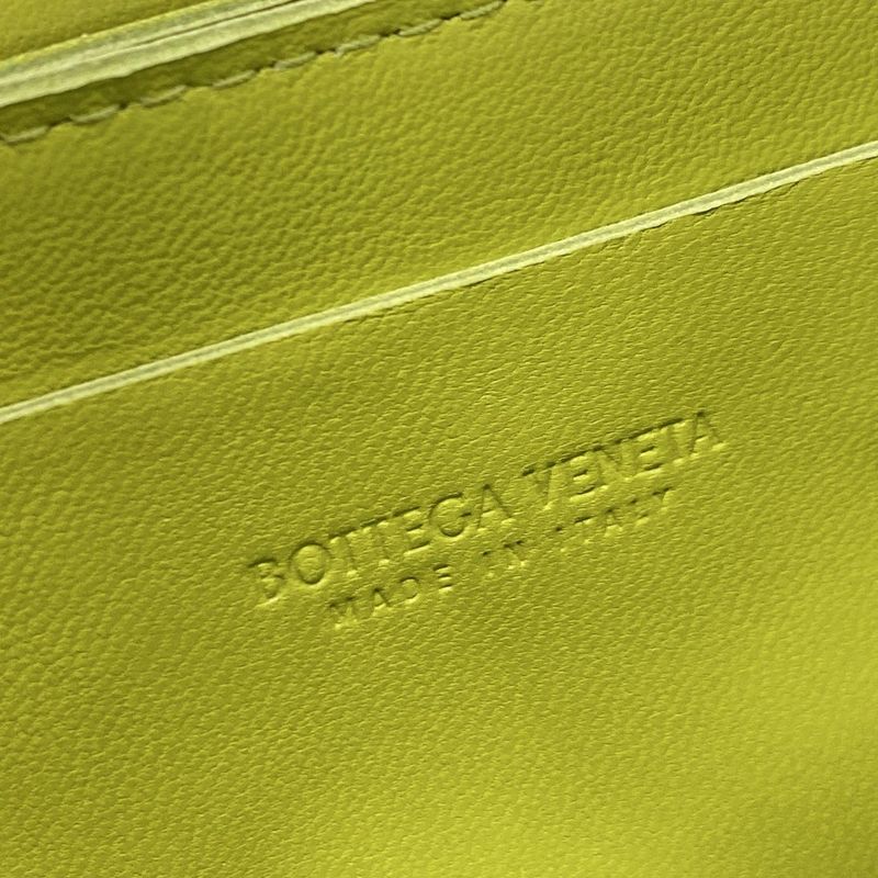 Bottega Veneta Waist Pouch Maxi Intrecciato Cassette Belt Bag Yellow Green Mini